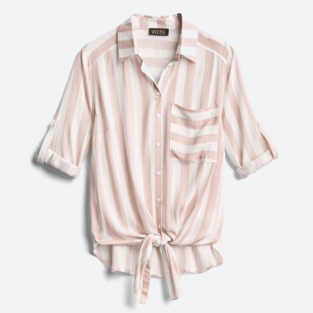 Tompkins Tie Front Top